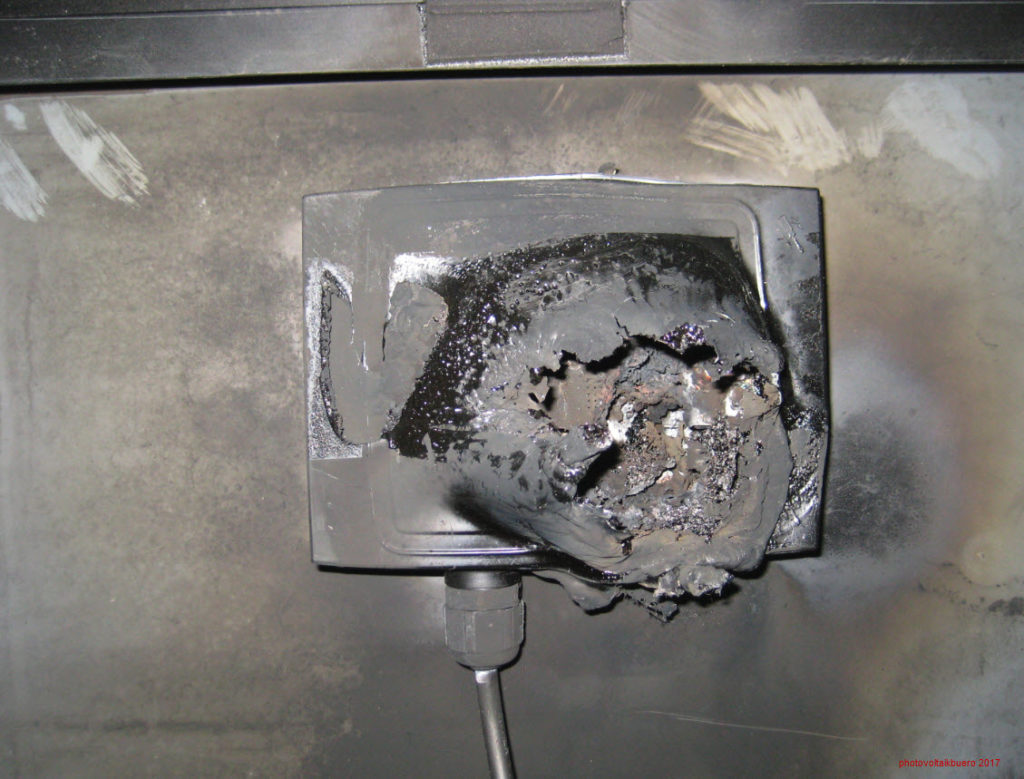 A high-resistance contact on a module junction box discovered too late 